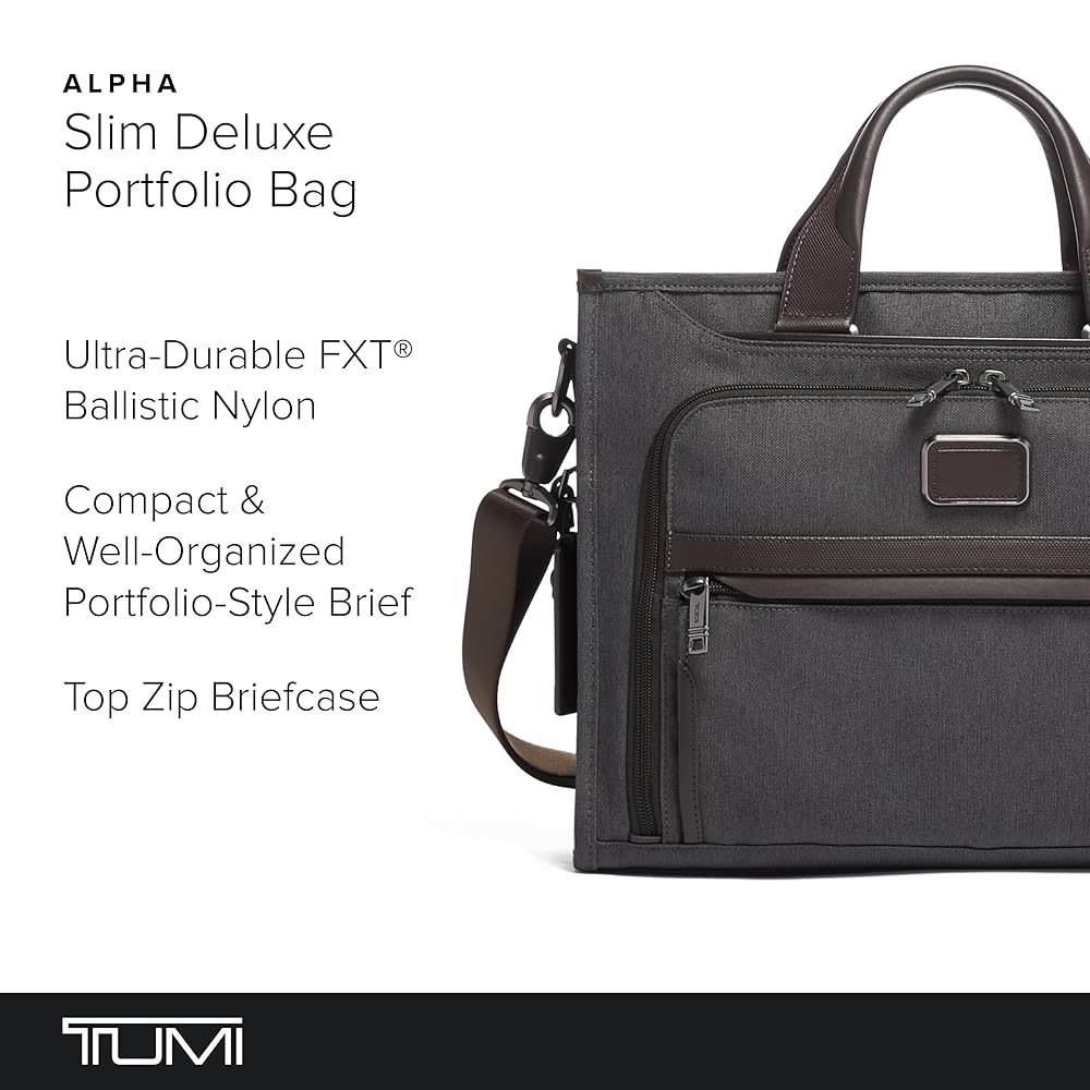 Amazon.com: TUMI Slim Deluxe Portfolio - Ballistic Nylon